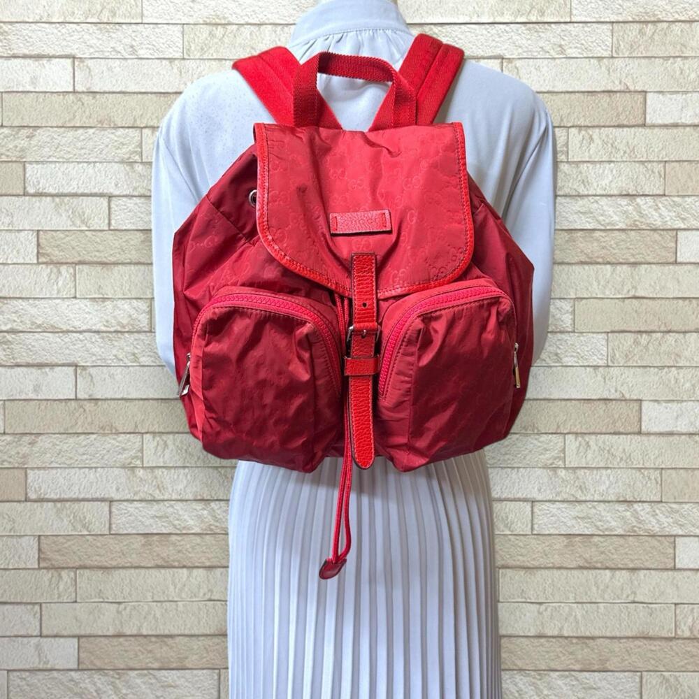 GUCCI Red Backpack - Picture 2 of 13